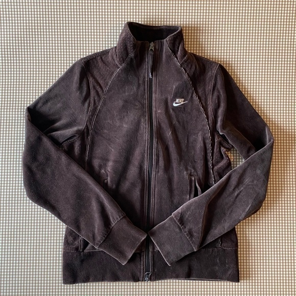 Nike Y2K velour tracksuit jacket. Size Small - Picture 1 of 15